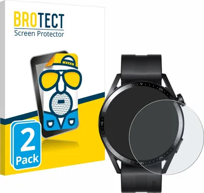 Produktbild von 2x BROTECT Schutzfolie für Huawei Watch GT 3 (46 mm) Displayschutz Displayschutzfolie Folie Matt Entspiegelungsfolie