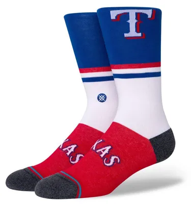 Image de Chaussettes MLB Texas Rangers Stance Color Blanc