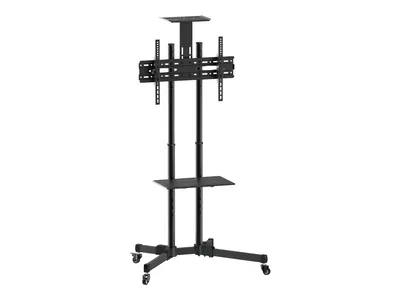 Zdjęcie produktu dla Equip 650603, 50 kg, 94 cm (37"), 177,8 cm (70"), 600 x 400 mm, Opcja regulacji wysokości, Czarny