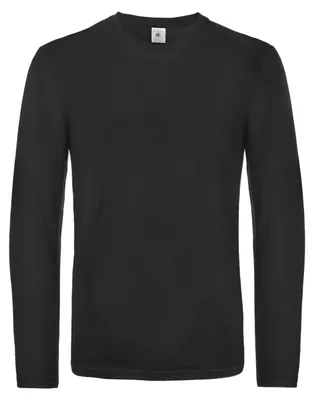 Image de B&C - T-shirt « #E190 » pour homme à manches longues FK2970 (S) (noir)
