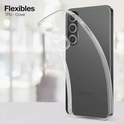 Produktbild von Handyhülle für Samsung Galaxy A26 5G Hülle Transparent Flexibel Elastisch Case Cover Backcover Schutzhülle