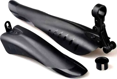 Produktbild von Fahrrad Schutzbleche Set, Universal Full Cover Thicken Widen Bike Kotflügel Set, Mountainbike Kotflügel vorne und hinten Verstellbare Fahrradkotflügel-Schmutzfänger für MTB Rennrad Citybike