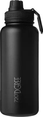 Immagine prodotto di Borraccia a doppia parete in acciaio inossidabile da 950 ml con tappo sportivo in omaggio 720 DGREE noLimit, colore: onyx black