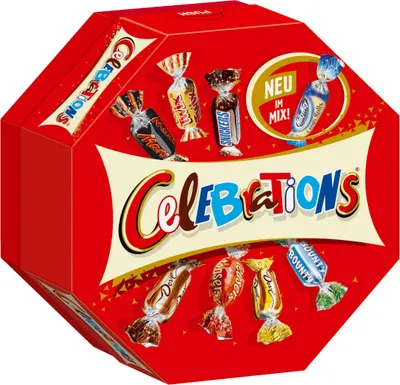 Obrázok produktu pre Čokoládové pralinky Celebrations 8 lahodných príchutí darčekové balenie 269g
