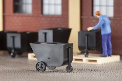 Produktbild von Auhagen 41640, HO (1:87), Schwarz, 9 Stück(e)