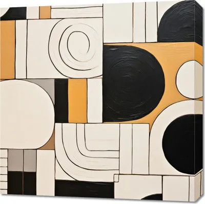 Immagine prodotto di Quadro 70x70 cm Collage di contrasti