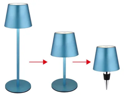 Produktbild von GLOBO 58488BL, Kunststoff, Metall, IP54, III, 3 W, LED, 120°