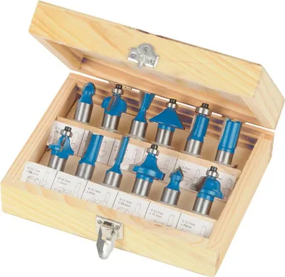 Produktbild von Hartmetall-Fräser 1/2 Zoll Set 12-tlg.
