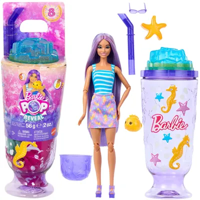 Zdjęcie produktu dla Barbie Pop Reveal JKF61, Lalka modowa, Damski, 3 lat(a), Chłopak, dziewczyna, 105 mm, Wielobarwny
