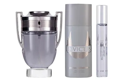 Image de Paco Rabanne Invictus, coffret cadeau 3 pièces