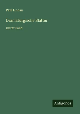 Produktbild von Dramaturgische Blätter