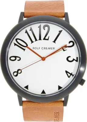 Produktbild von Rolf Cremer Uhr Jumbo II 495099 Lederband, Edelstahl