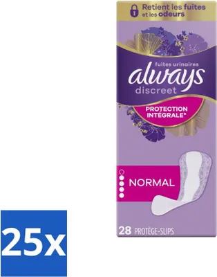 Produktbild von Always - Slipeinlagen - Lang - Schutz - 28 Slipeinlagen - Vorteilspack - 25 Stücke