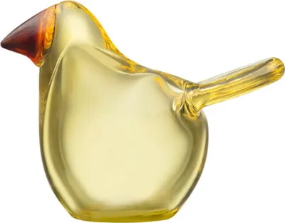 Produktbild von Iittala Birds by Toikka Fliegenfänger - Gelb/Kupfer 1057703