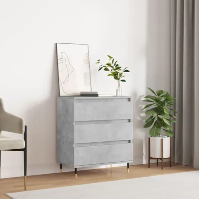 Obrázek produktu pro vidaXL Příborník betonový šedý 60x35x70 cm odvozený výrobek ze dřeva