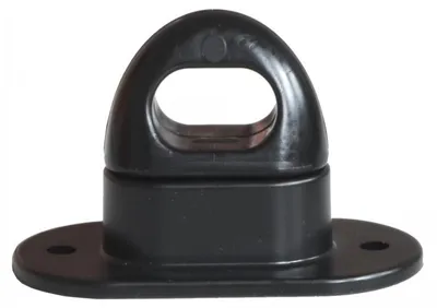 Produktbild von 10 Stück Drehverschluss für Ovalösen, Kunststoff, 42x22mm, schwarz