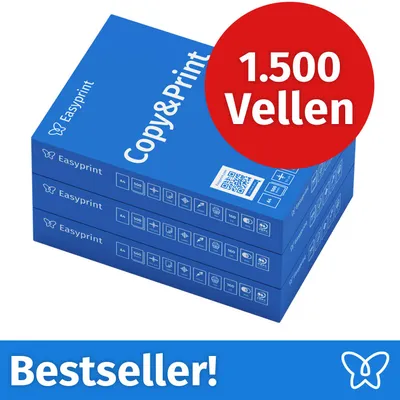 Productafbeelding van NIEUW: Easyprint Printerpapier Kopieerpapier 1500 Vel 3 x 500 A4 Premium Extra Wit CIE 160 Testwinnaar PEFC-gecertificeerd