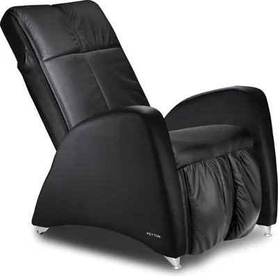Produktbild von Massagesessel und Relaxsessel Keyton Deco H10 Echtleder Farbe: Charcoal Black