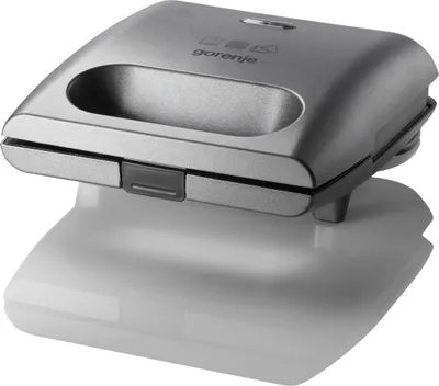 Produktbild von Gorenje | SM703GCG | Sandwichmaker | 700 W | Anzahl Platten 3 | Anzahl Gebäck 2 | Grau