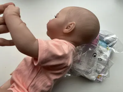 Zdjęcie produktu dla Lalka silikonowa dla dzieci, 48 cm, bardzo realistyczna, idealna do zabawy i odgrywania ról