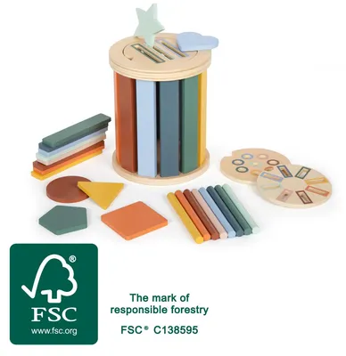 Produktbild von Montessori Sortierspiel mit Trommel100%