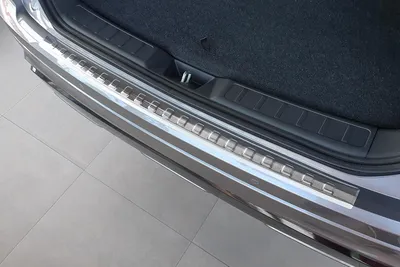 Produktbild von Ladekantenschutz mit Abkantung passend für Mitsubishi Eclipse Cross FL 2021-, Farbe:Silber