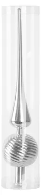 Immagine prodotto di Decorazione MagicHome Natale, 1 pz, 28 cm, punta, argento, per albero di Natale