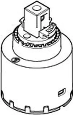 Produktbild von Dornbracht Kartusche, schwarz, Ersatzteile, 90150504500, 1 Stk.