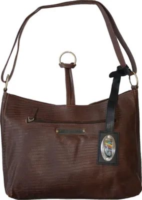 Produktbild von German Wear, Damen Lederhandtasche Ledertasche Handtasche Tasche Tragetasche echtleder dunkelbraun