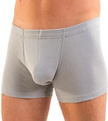 Produktbild von HERMKO 8900 2er Pack Herren Boxer Shorts Unterhose, Größe:D 4 = EU S, Farbe:grau