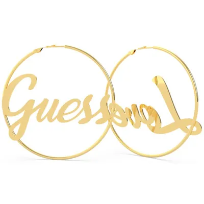 Obrázek produktu pro Náušnice obruče Guess Gold Collection Dream & Love - žena