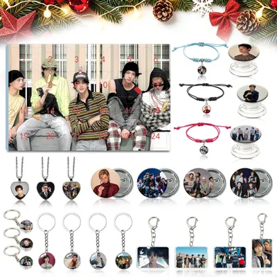 Adventskalender 2026, 24 Teile: Schlüsselanhänger, Ketten, Armbänder