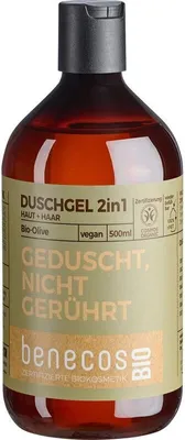 Produktbild von BENECOS 2-in-1 Körper- und Haarwaschgel mit Bio-Olivenöl 500 ml