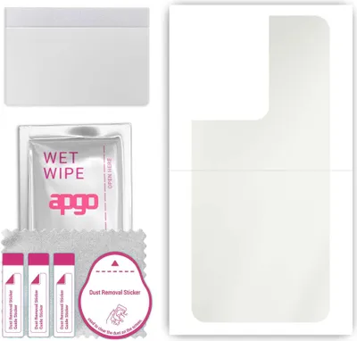Produktbild von apgo Rückseite Schutzfolie, Matt, kompatibel mit Oppo Reno9, Hinten Hydrogel-Displayschutzfolie mit Positionierhilfe, kratzfest, einfache Montage