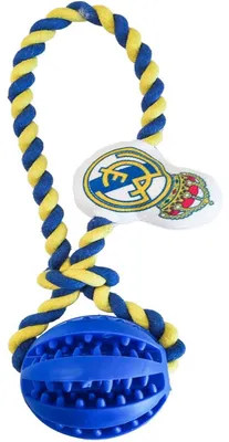 Produktbild von Hundespielzeug von Real Madrid, interaktiv, robust