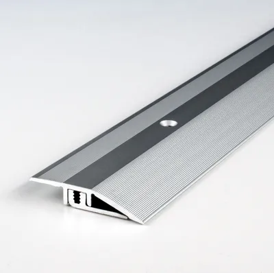 Produktbild von PROVISTON | Übergangs- & Ausgleichsprofil | Aluminium | 44 21 x 5 - 9 x 1000 mm | Silber | Bodenprofil | Metallprofil | Übergangsschiene