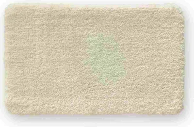 Produktbild von WohnDirect Hochflor Badematten Rechteckig MALMÖ Creme 50 x 80 cm