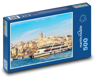 Produktbild von Puzzle 500 Galataturm in der Türkei - martinpuzzle
