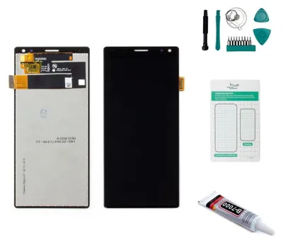 Produktbild von Sony Xperia 10 Display schwarz - Set