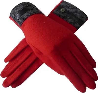 Produktbild von XÉ-6848 Damenhandschuhe in Rot – Elegante Wintermode KP6848