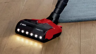 Produktbild von Bosch BCS711PET, Stabstaubsauger, Beutellos, Schwarz, Rot, 0,3 l, Trocken, Filterung