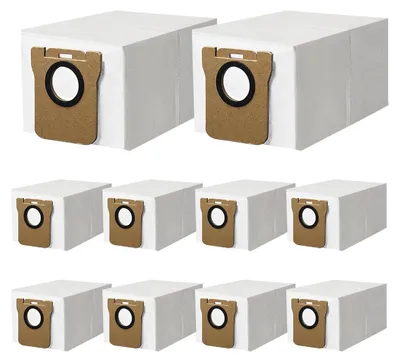 Produktbild von 10 Stück Staubbeutel für Dreame S10/L10s Ultra/ L20 Ultra / L10 Ultra, Xiaomi X10+, X20+ Saugroboter, 2,5L Große Kapazität Staubsaugerbeutel Ersatzteile Zubehörset