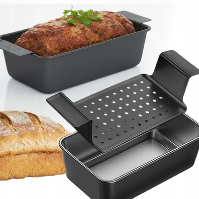 Produktbild von Backform für Fleisch, Kuchen und Brot – Springform mit Antihaftbeschichtung + Backblech