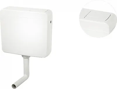 Produktbild von SANIT WC-Spülkasten 928/2V mit 2-Mengen-Technik - weiß - tiefhängend