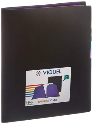 Productafbeelding van Viquel 491067-05, Manila-ordner, polypropyleen (PP), zwart, portretformaat, A4, 1 stuk