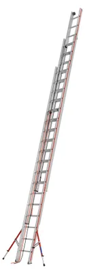 Produktbild von Hymer Seilzugleiter klappbarer Teleskopausleger 3x18 Sprossen