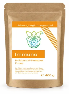 Produktbild von VITARAGNA Sunfiber Immuno Ballaststoffpulver 400 g Guarfasern & Gummi arabicum