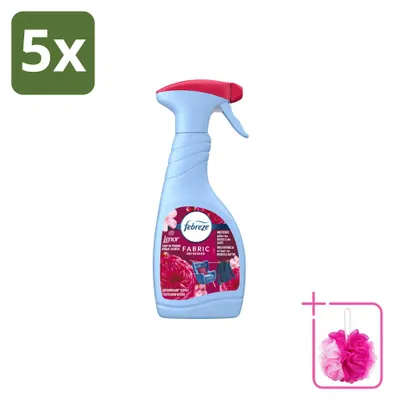 Produktbild von 5 x Febreze Textielspray Robijn Jasmin - 500 ml - Sparpackung - 5 Stücke