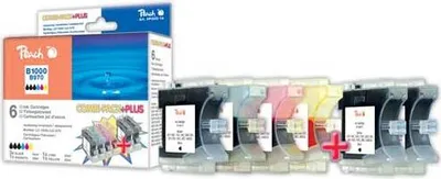 Produktbild von Peach 313675, Schwarz, Cyan, Magenta, Gelb, 6 Stück(e), Multipack