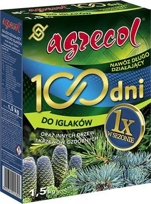 Obrázek produktu pro AGRECOL hnojivo pro jehličnany 100DAYS 1,5KG
